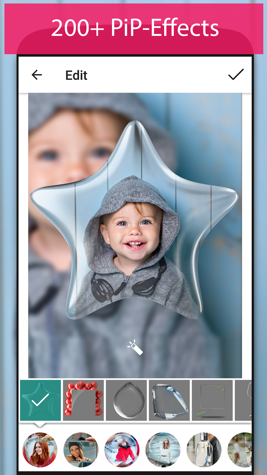 اسکرین شات 5 برنامه PiP camera collage maker