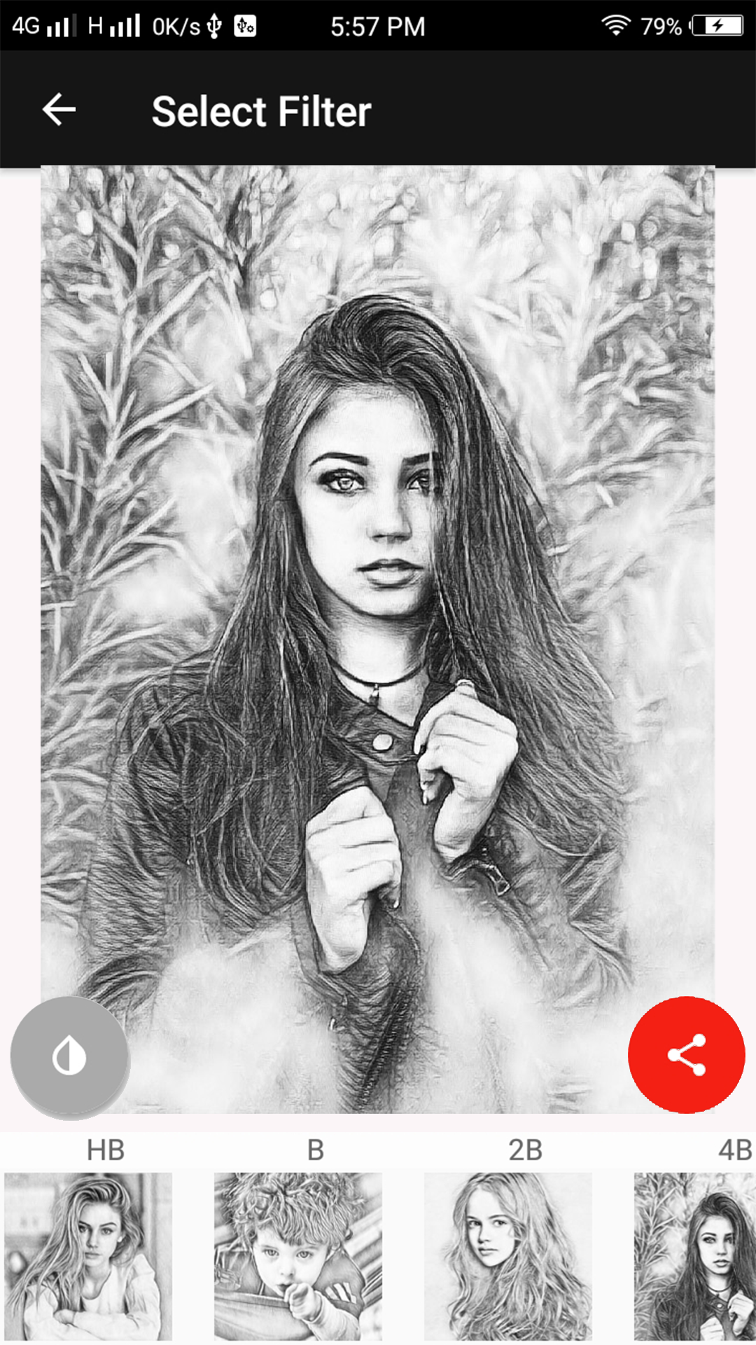 اسکرین شات 2 برنامه Sketch Photo Maker