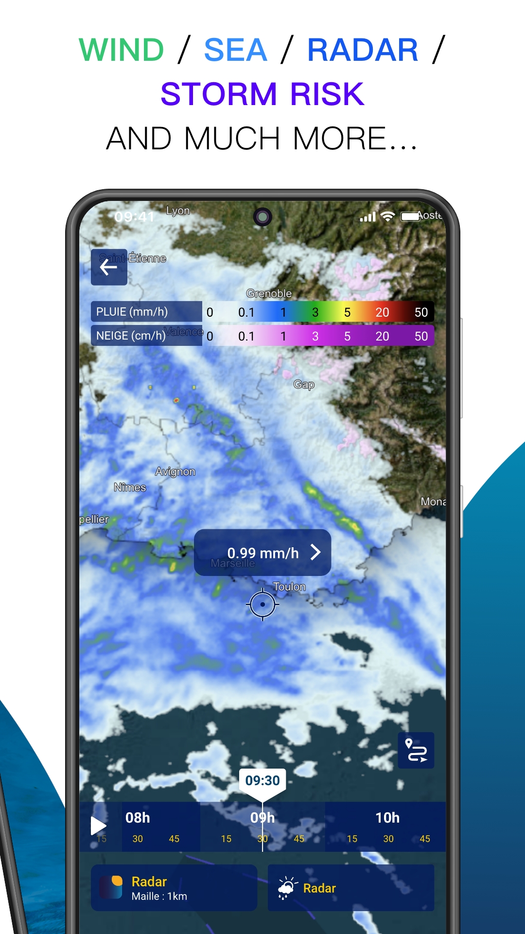 اسکرین شات 2 برنامه Météo Marine