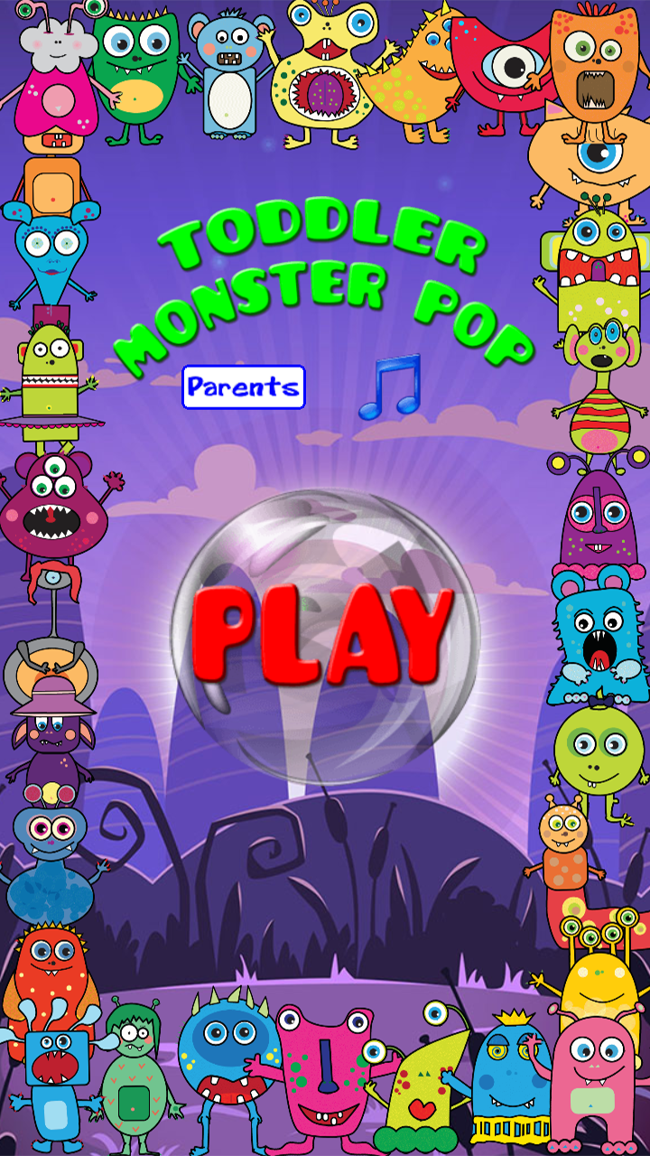 اسکرین شات 1 بازی Toddler Monster Pop