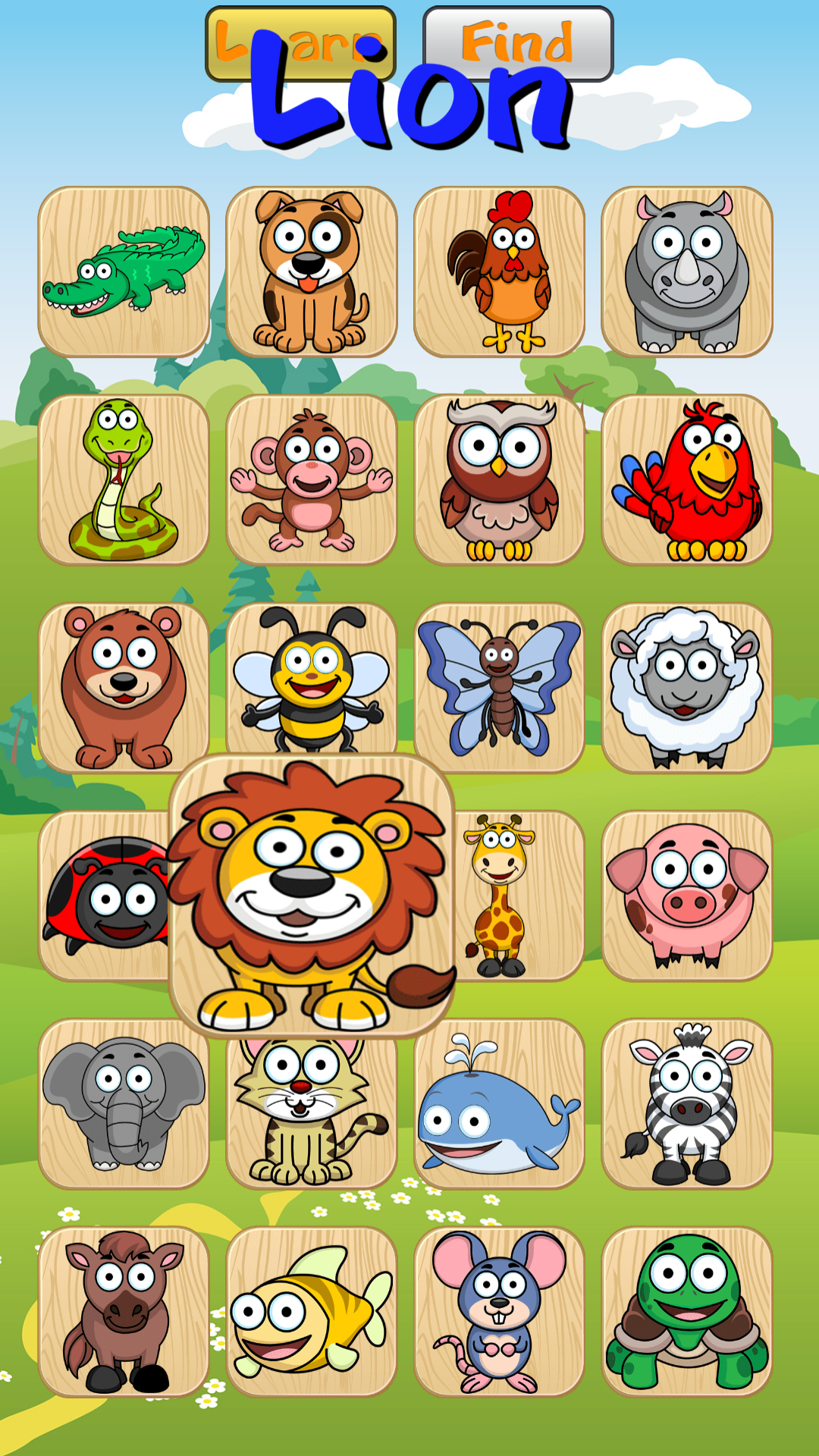 اسکرین شات 2 بازی Toddler Animal Learn