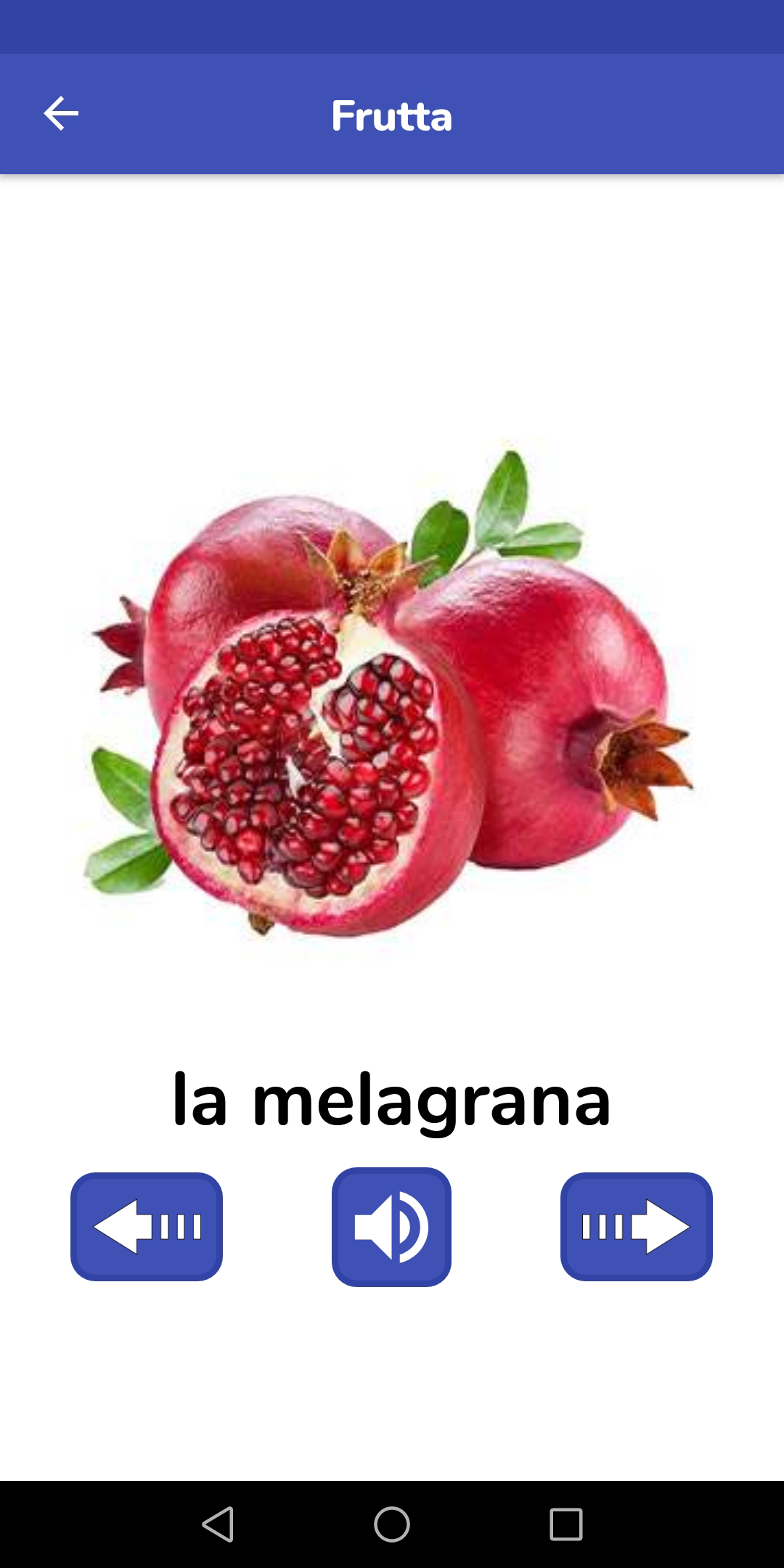 اسکرین شات 5 برنامه Italian for kids