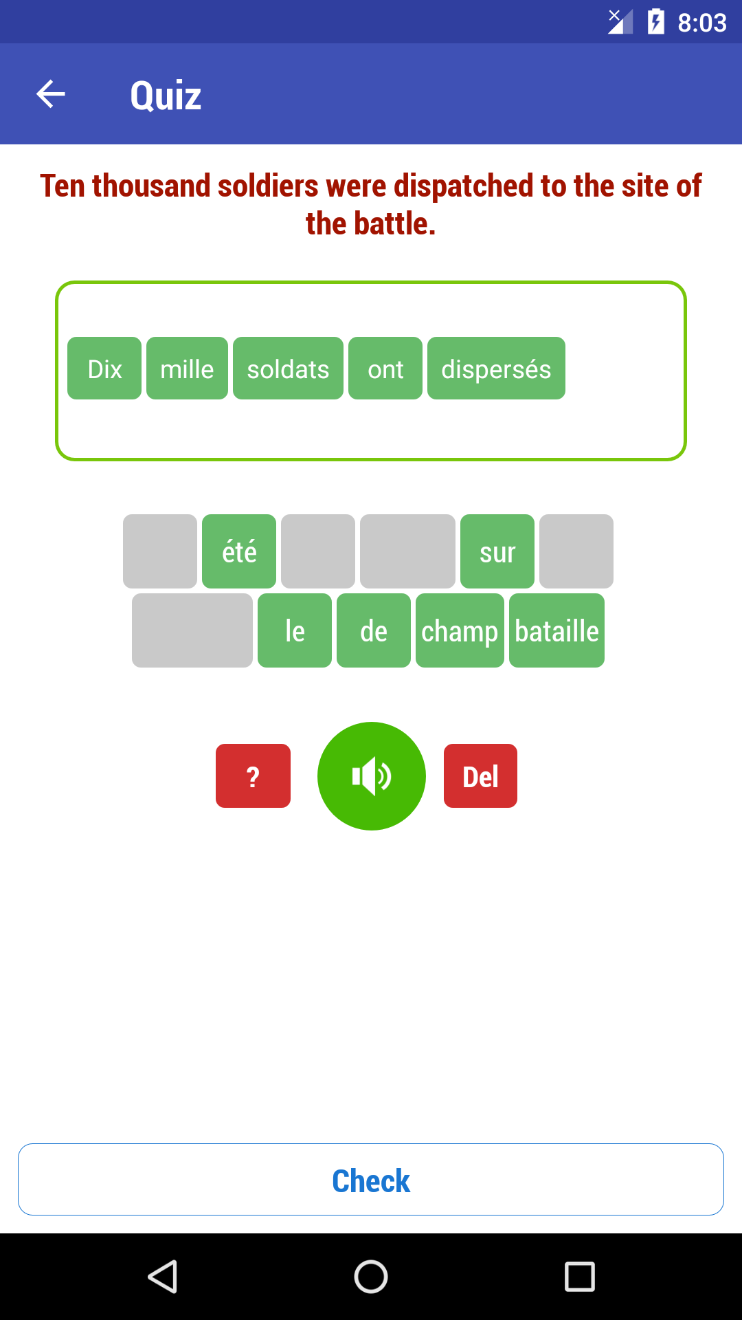 اسکرین شات 7 برنامه Learn French