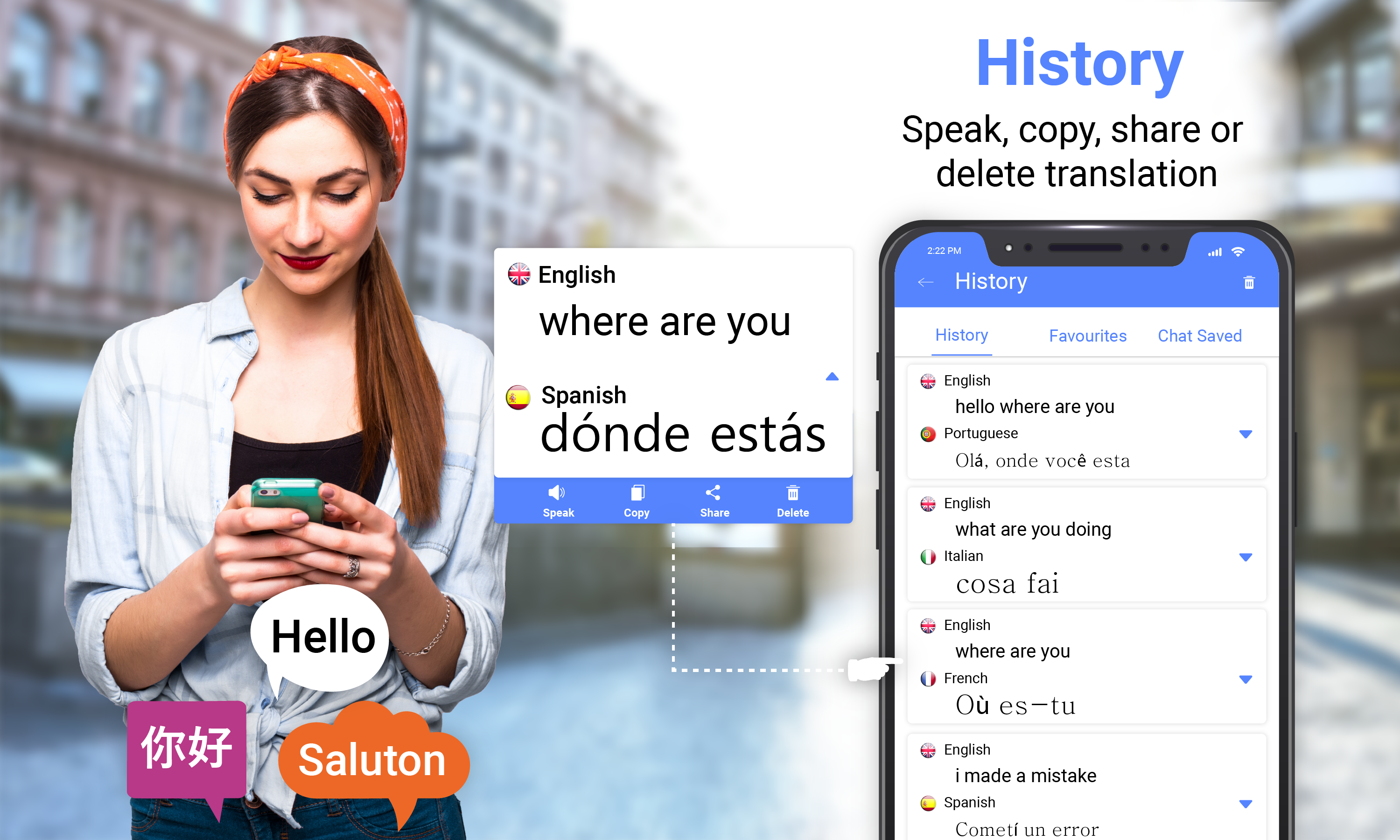 اسکرین شات 8 برنامه All Language Translate App