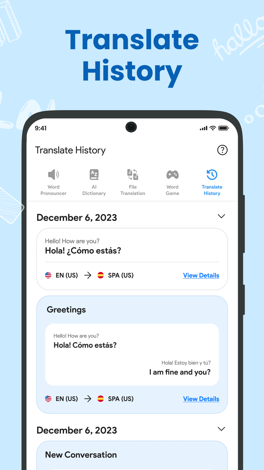 اسکرین شات 8 برنامه AI Translate : Translator App