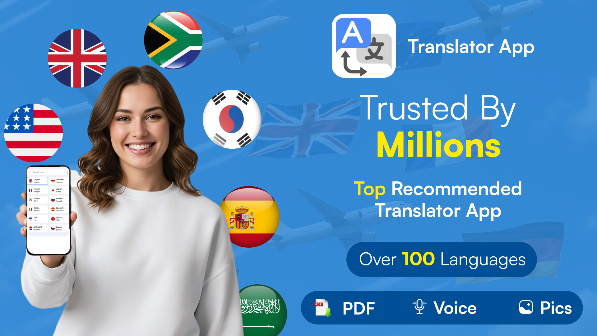 اسکرین شات 1 برنامه AI Translate : Translator App
