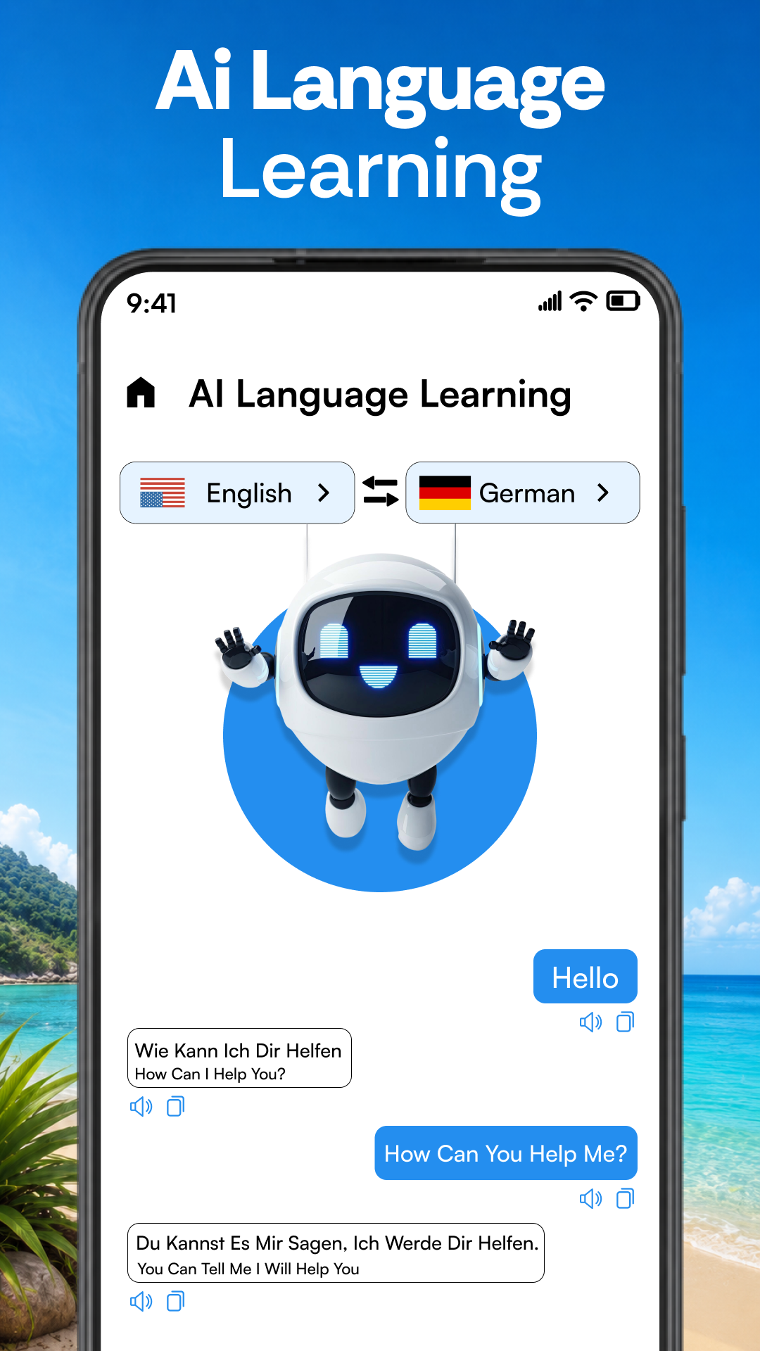 اسکرین شات 5 برنامه AI Translator: Live Translate