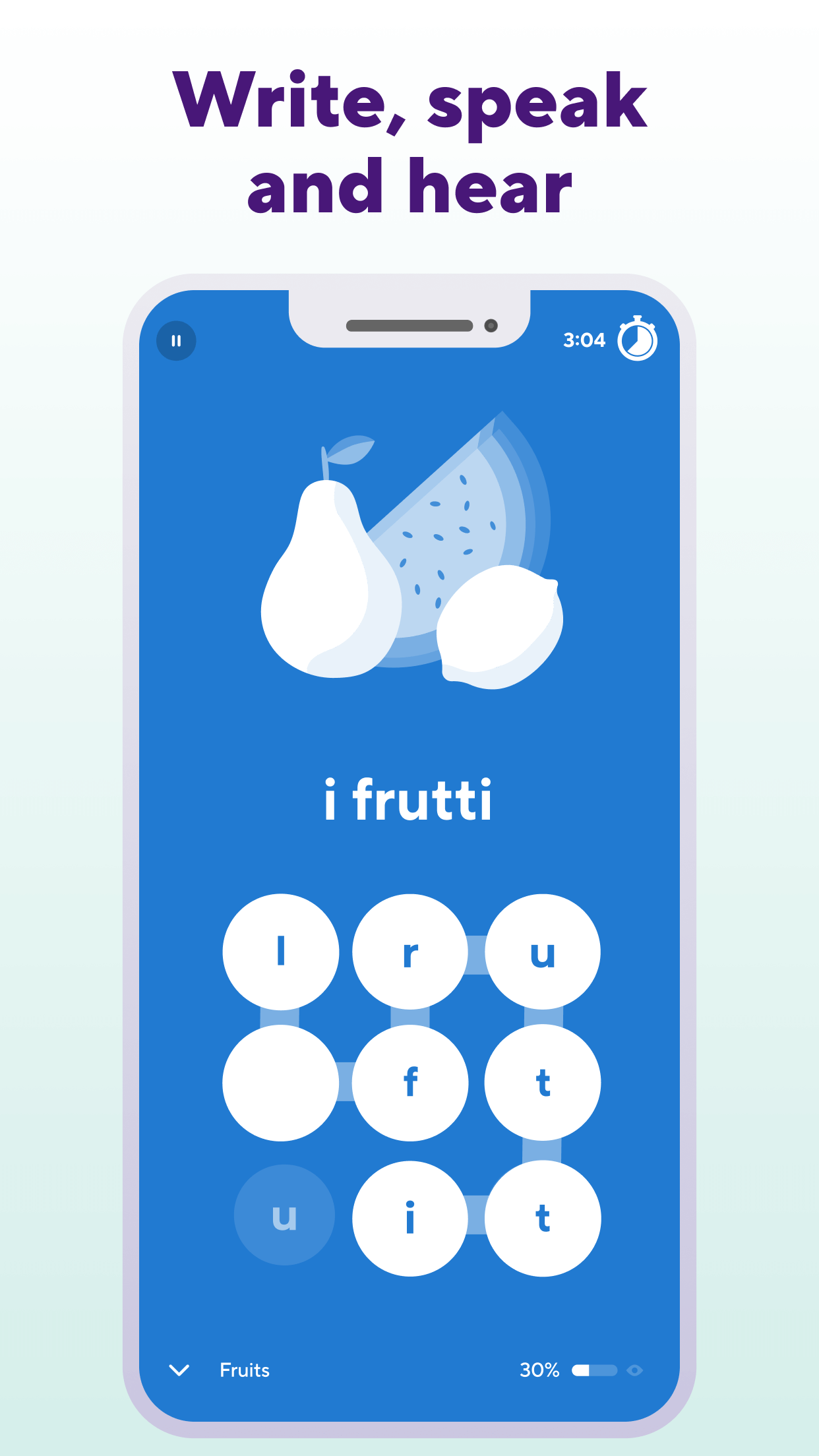 اسکرین شات 6 برنامه Drops: Language Learning Games