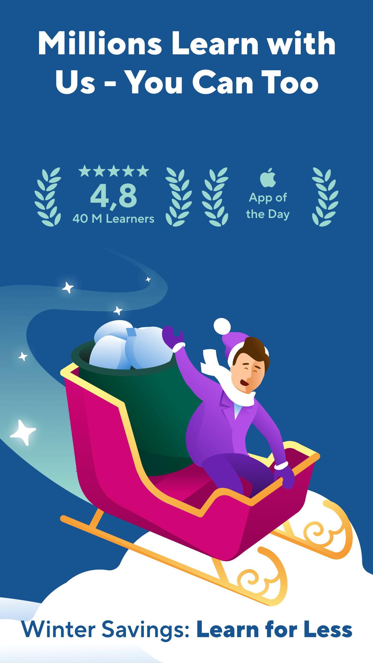 اسکرین شات 2 برنامه Drops: Language Learning Games