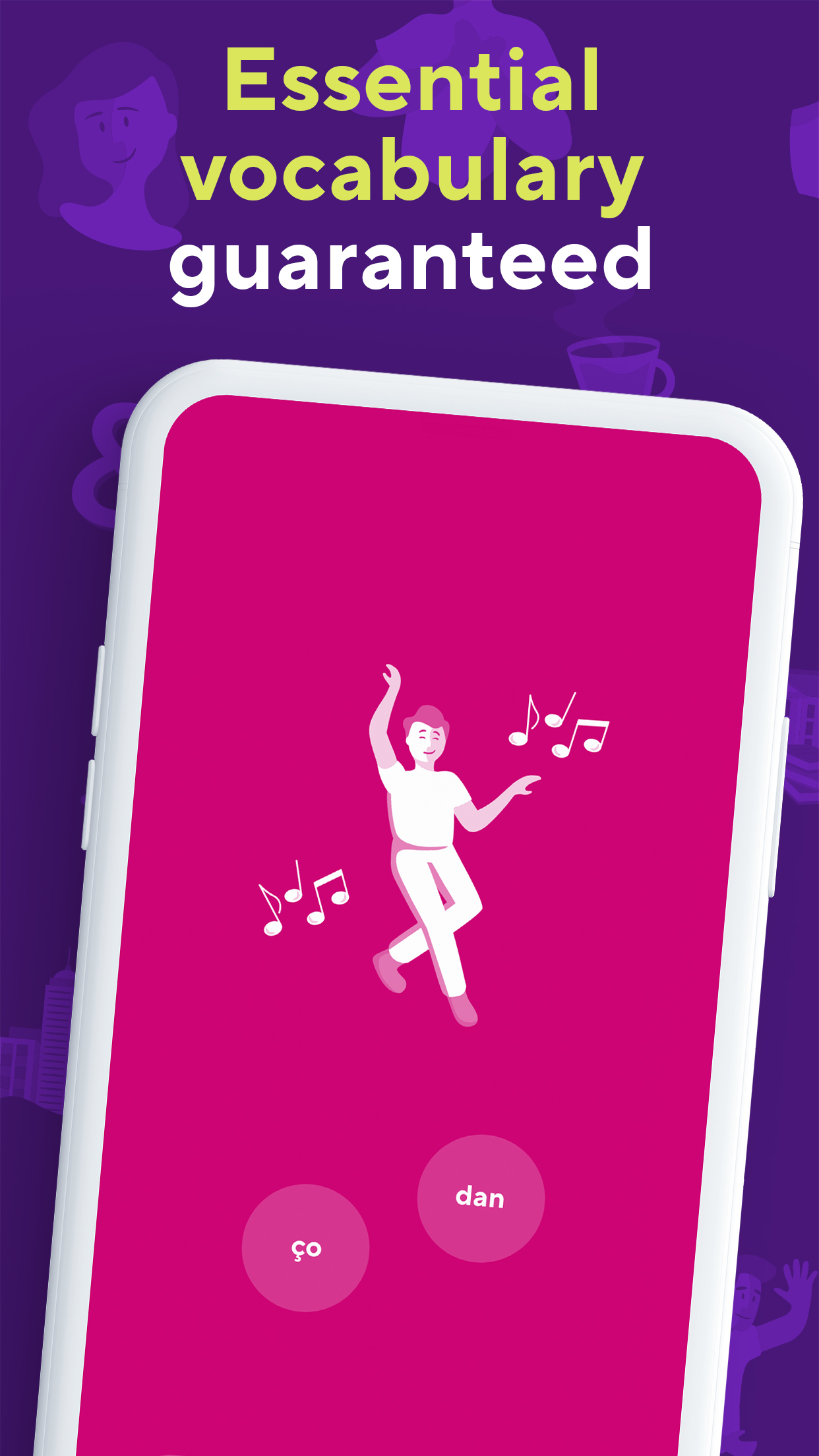 اسکرین شات 1 برنامه Drops Danish Language Learning