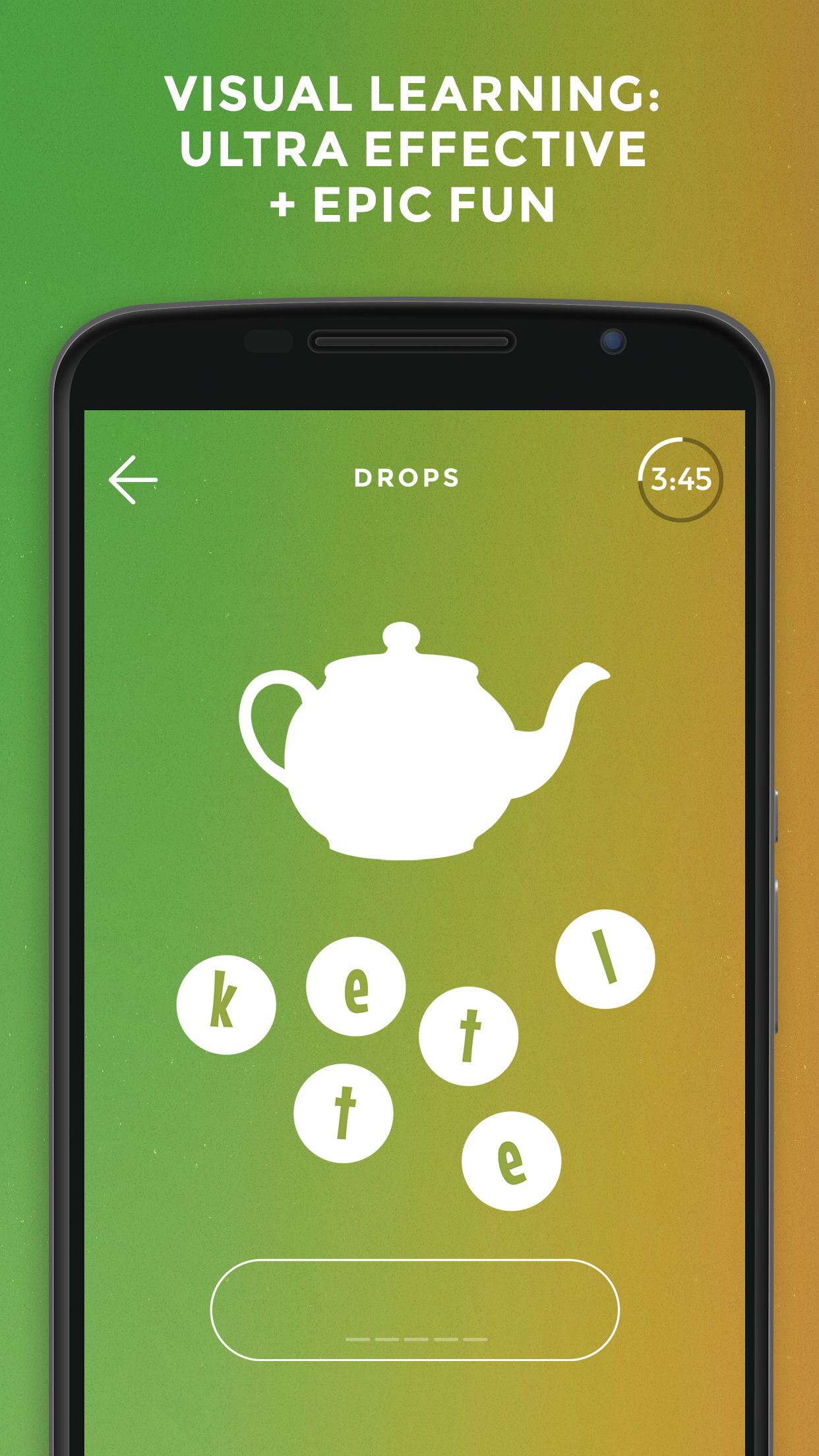 اسکرین شات 1 برنامه Drops: Learn British English
