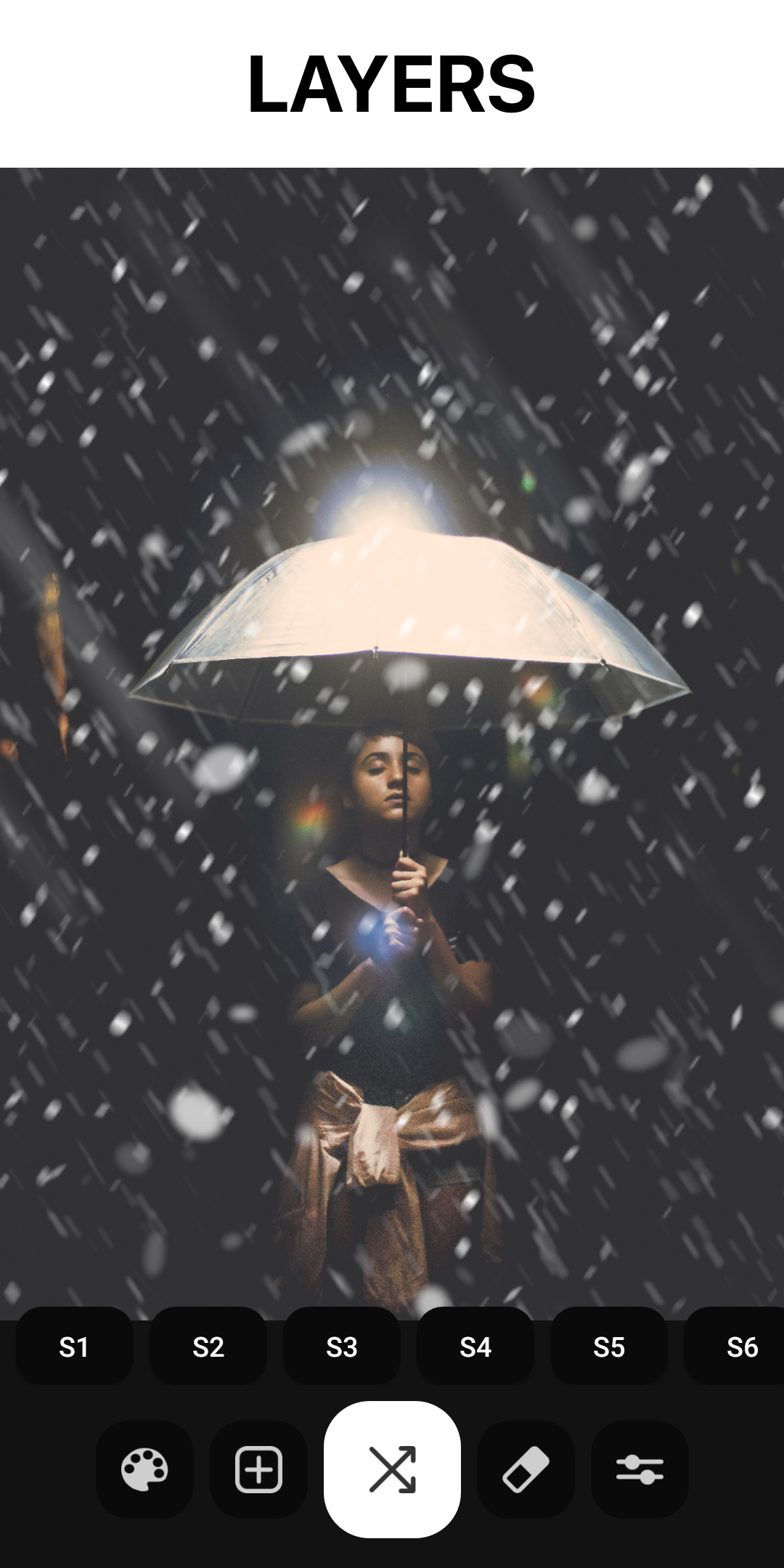 اسکرین شات 2 برنامه Just Snow – Photo Effects