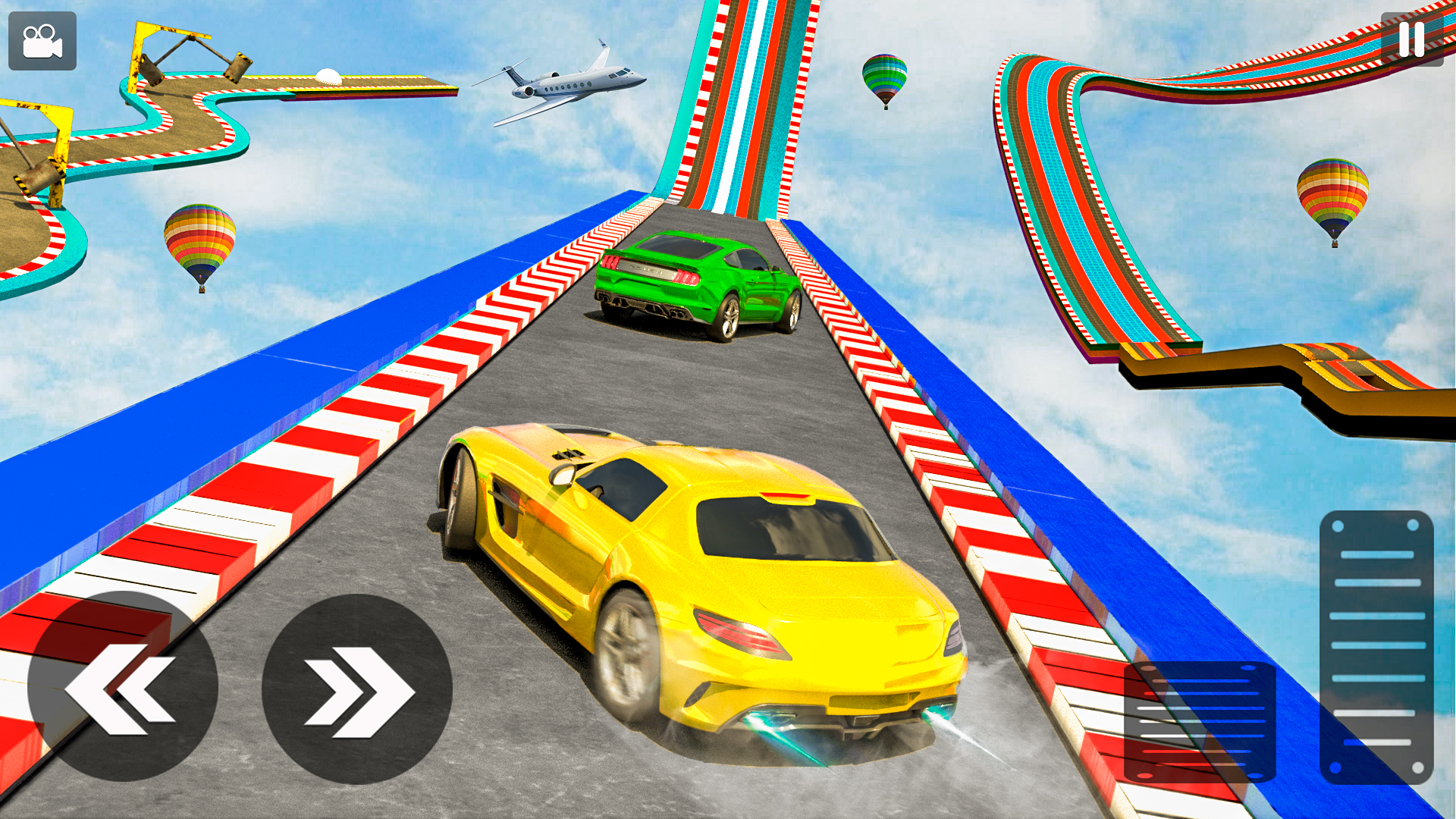 اسکرین شات 5 بازی Impossible Car Stunt Racing 3D