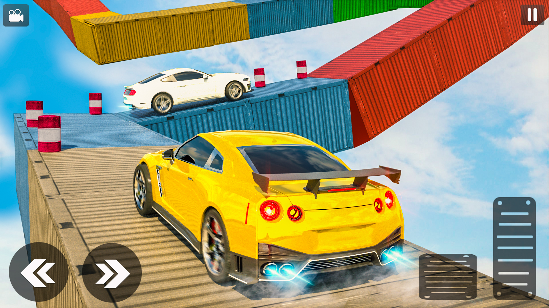 اسکرین شات 3 بازی Impossible Car Stunt Racing 3D