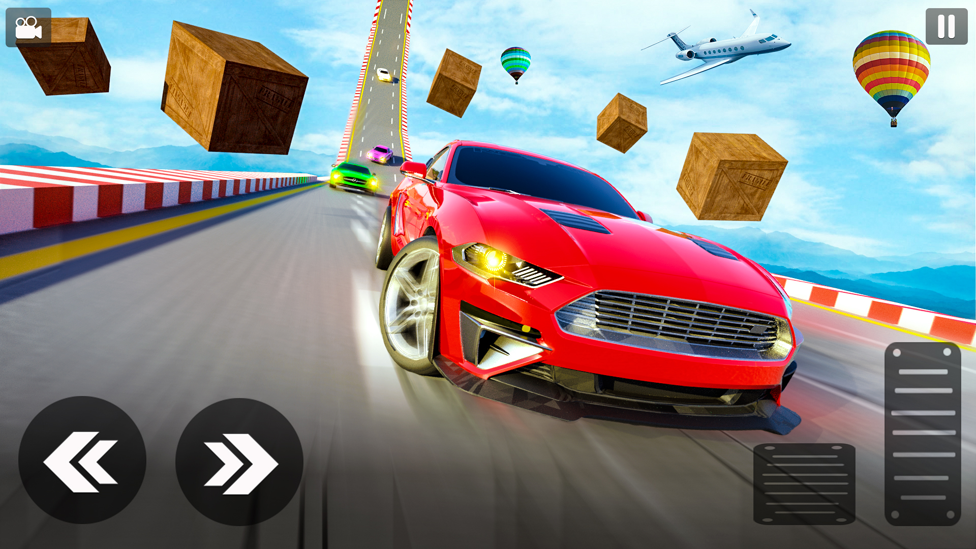 اسکرین شات 2 بازی Impossible Car Stunt Racing 3D