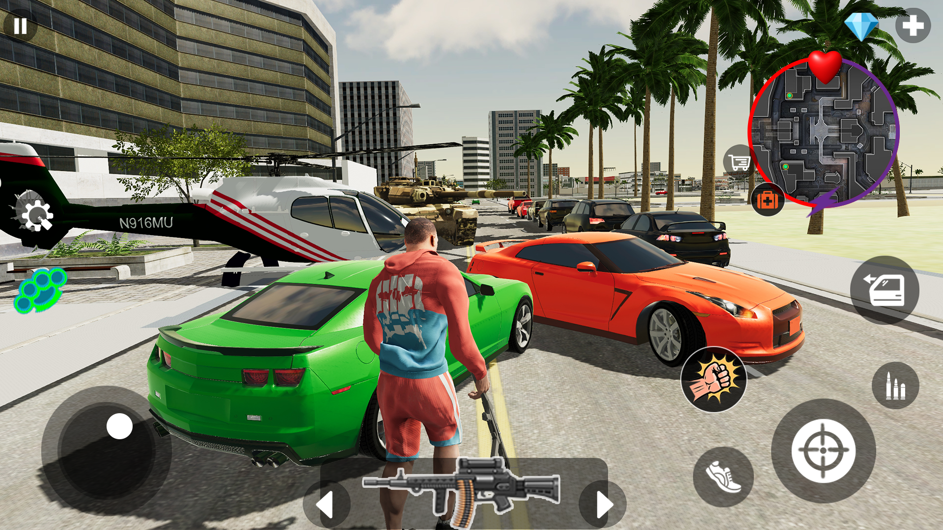 اسکرین شات 4 بازی Gangster Gun Shooting Games 3D