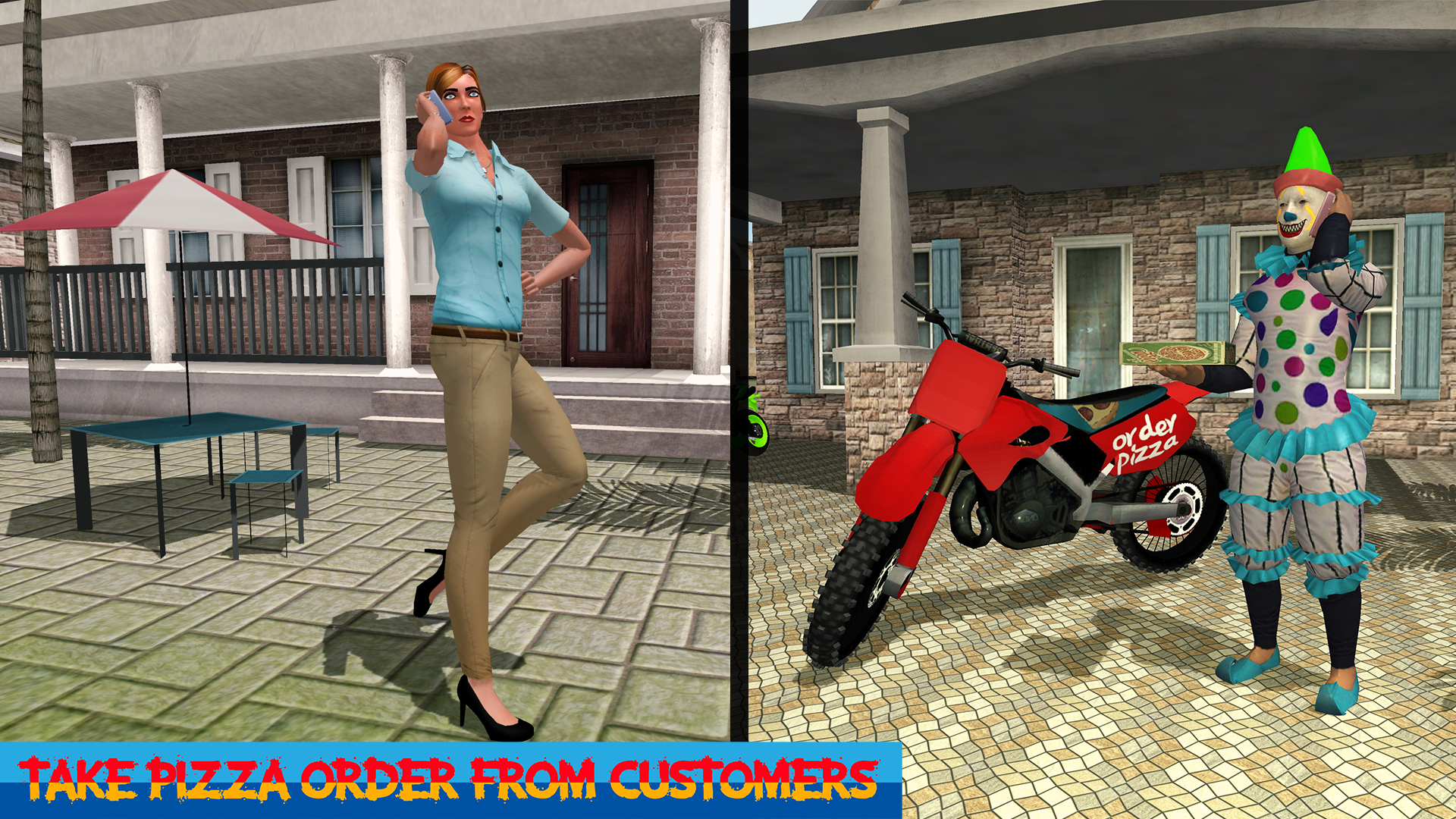 اسکرین شات 5 برنامه Pizza Boy Bike Delivery Game