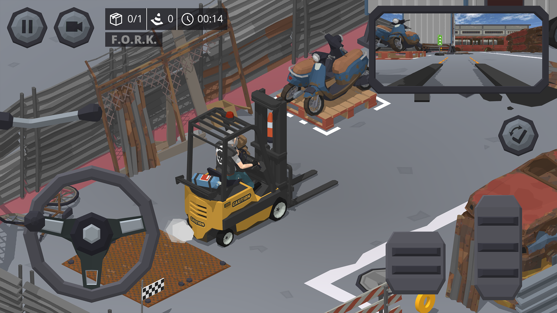 اسکرین شات 3 بازی Forklift Rush Simulator
