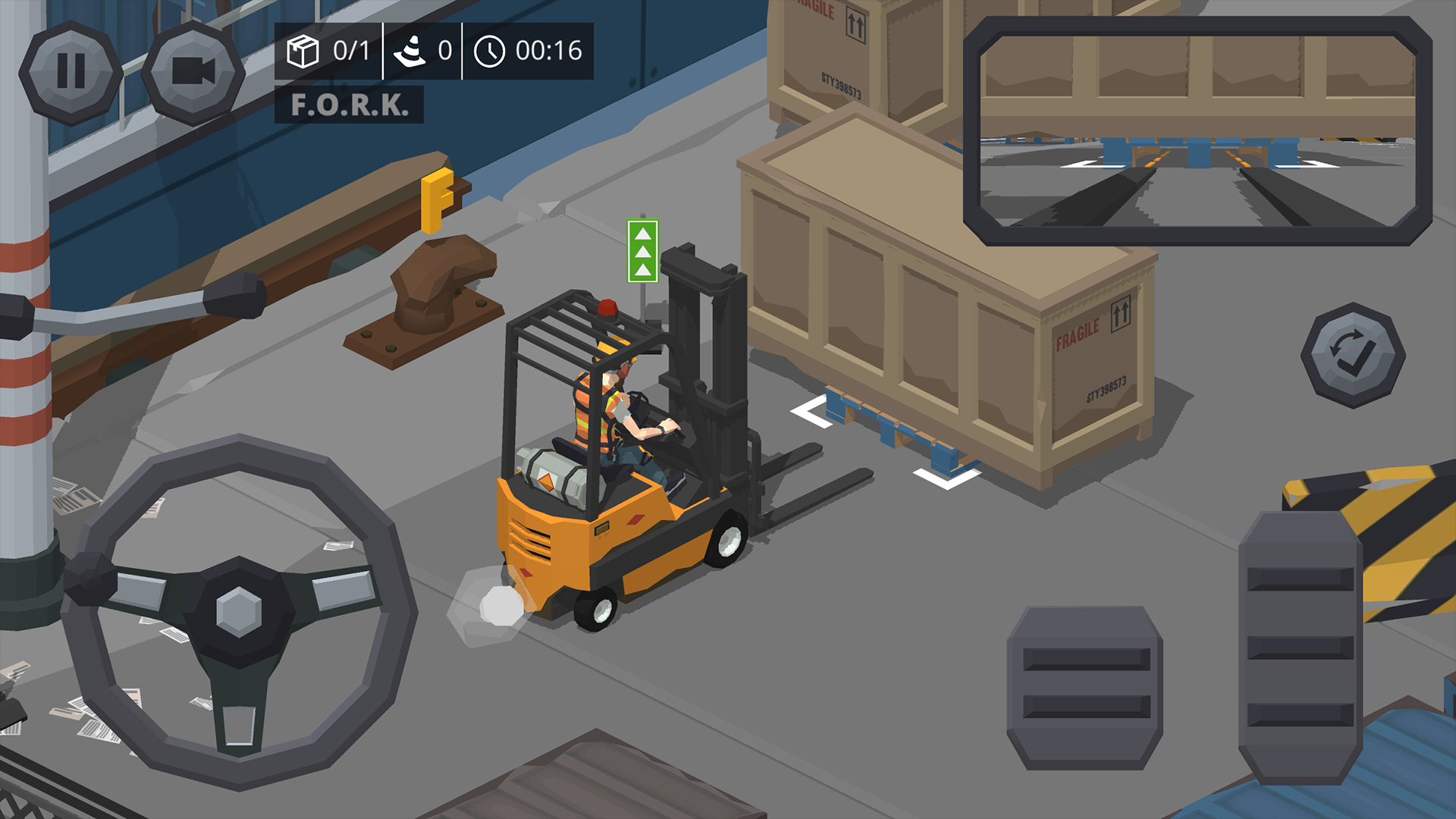 اسکرین شات 1 بازی Forklift Rush Simulator