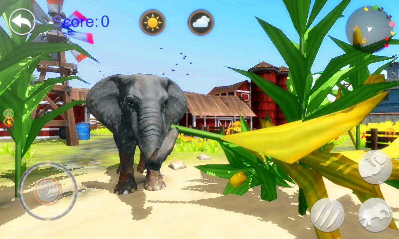 اسکرین شات 2 برنامه Talking Elephant: Fun Trunk