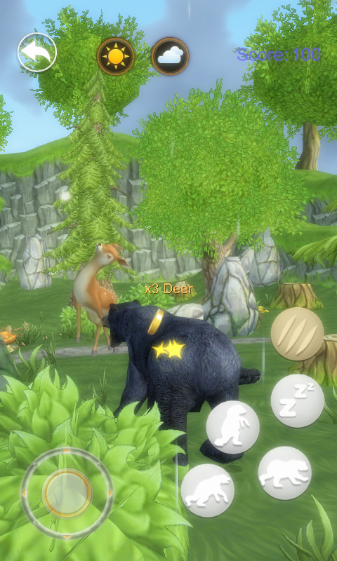 اسکرین شات 4 برنامه Talking Bear: My Virtual Pet