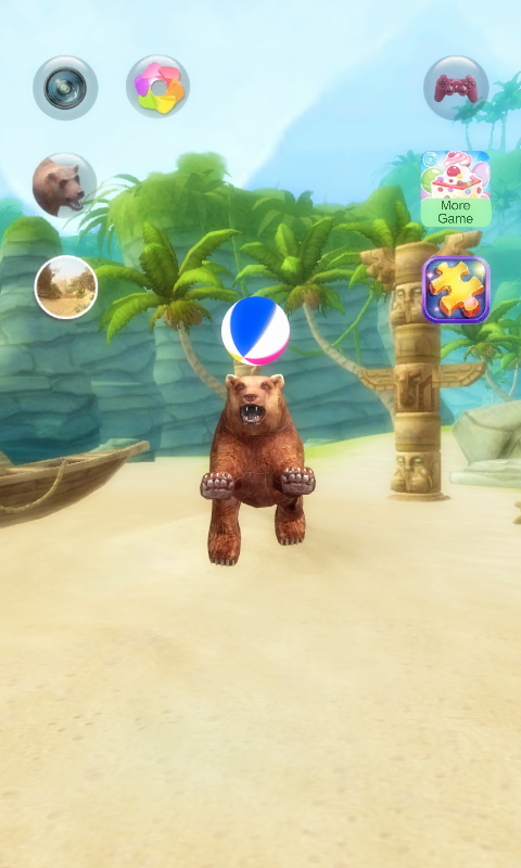 اسکرین شات 6 برنامه Talking Bear: My Virtual Pet