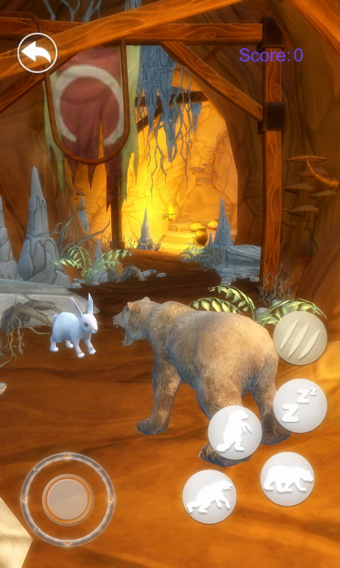 اسکرین شات 5 برنامه Talking Bear: My Virtual Pet