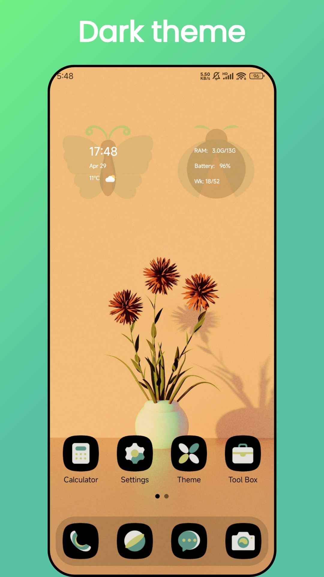 اسکرین شات 3 برنامه AiOS launcher: Ai OS