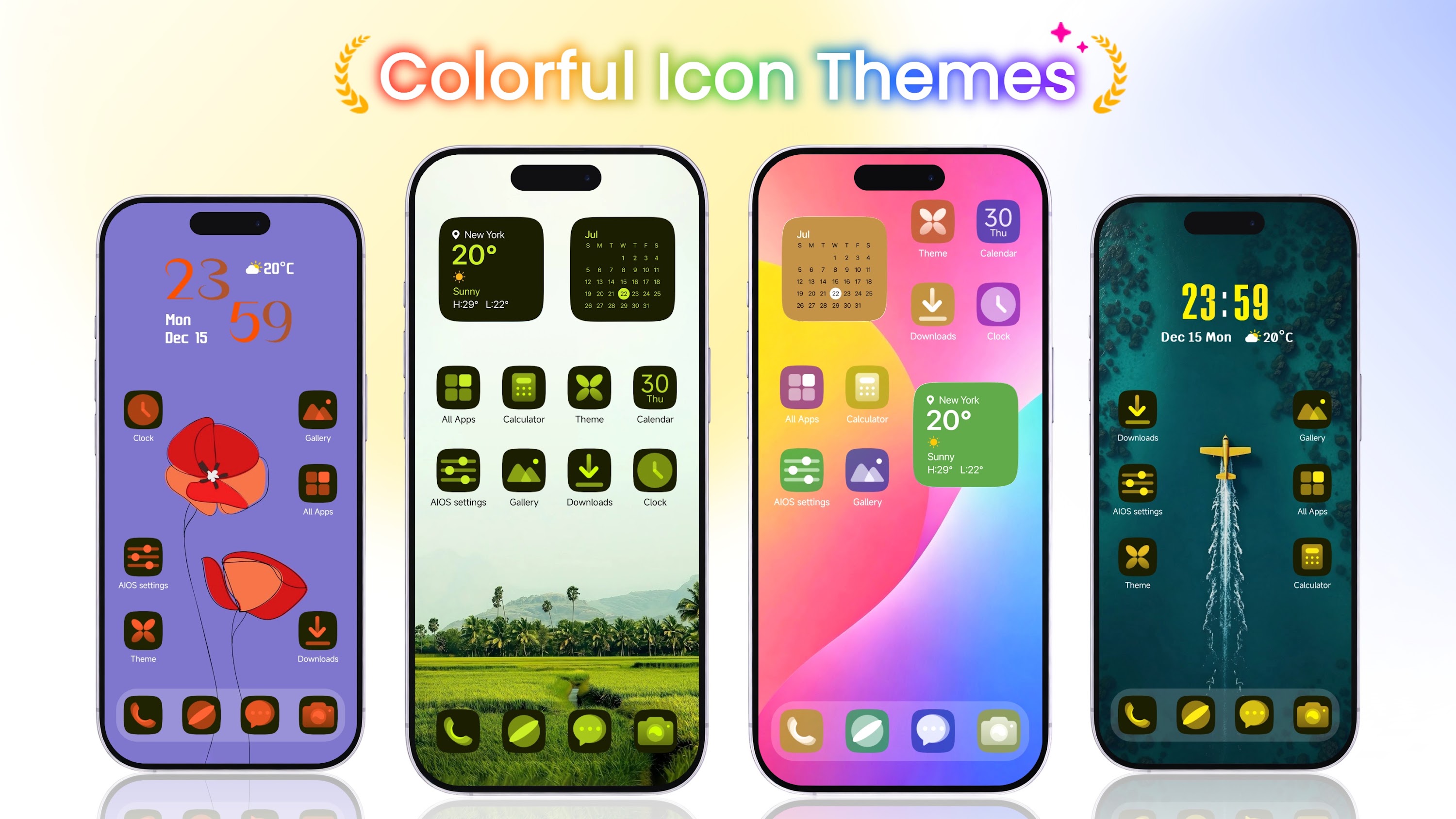 اسکرین شات 2 برنامه AiOS launcher: Ai OS