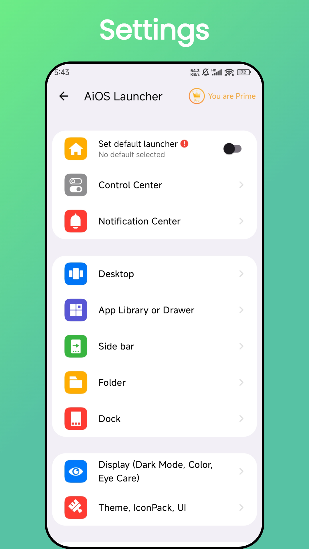 اسکرین شات 7 برنامه AiOS launcher: Ai OS