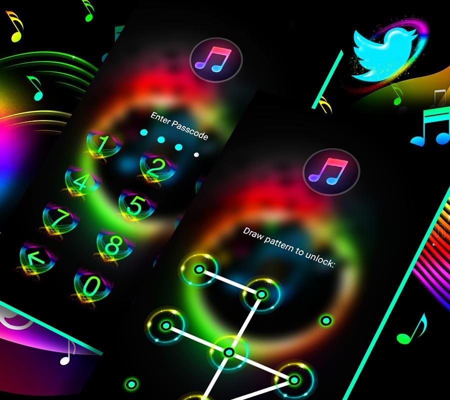 اسکرین شات 4 برنامه Music Launcher Theme