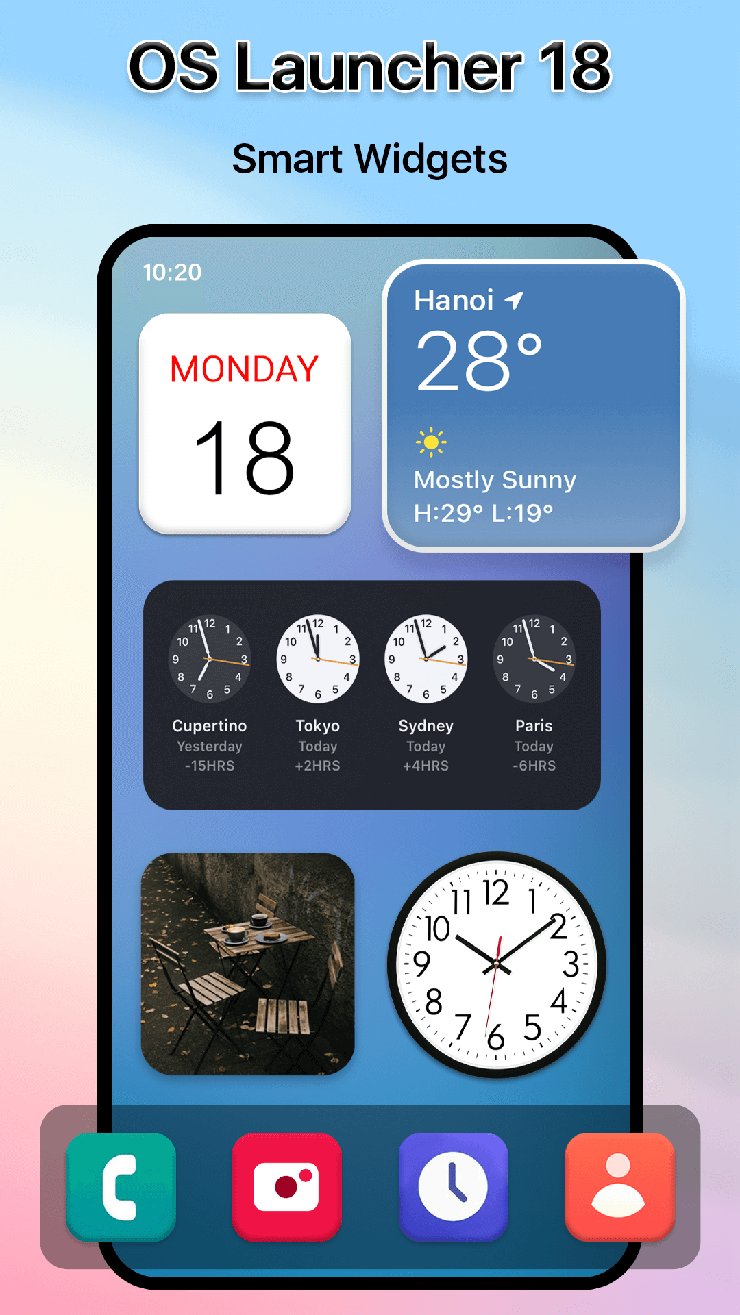 اسکرین شات 3 برنامه OS Launcher 18 - iLauncher OS