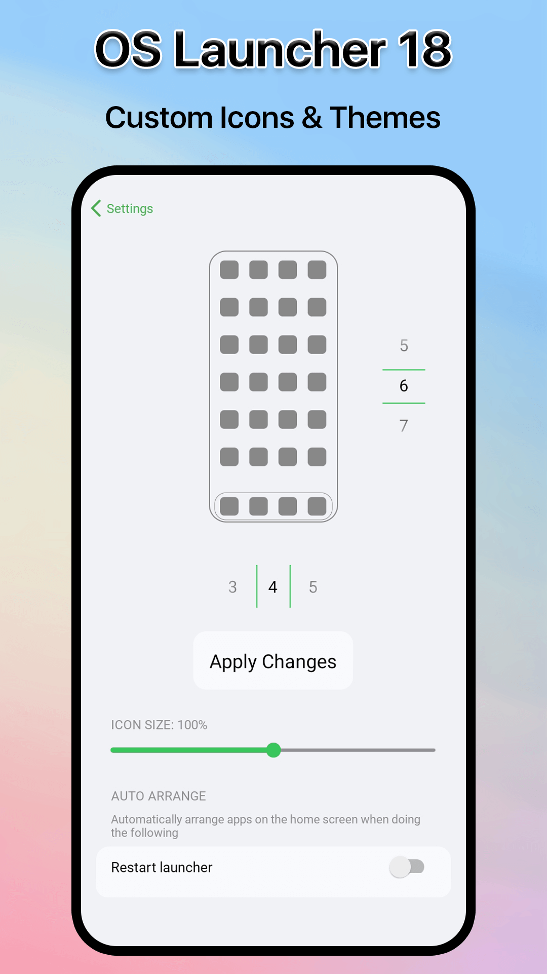 اسکرین شات 7 برنامه OS Launcher 18 - iLauncher OS