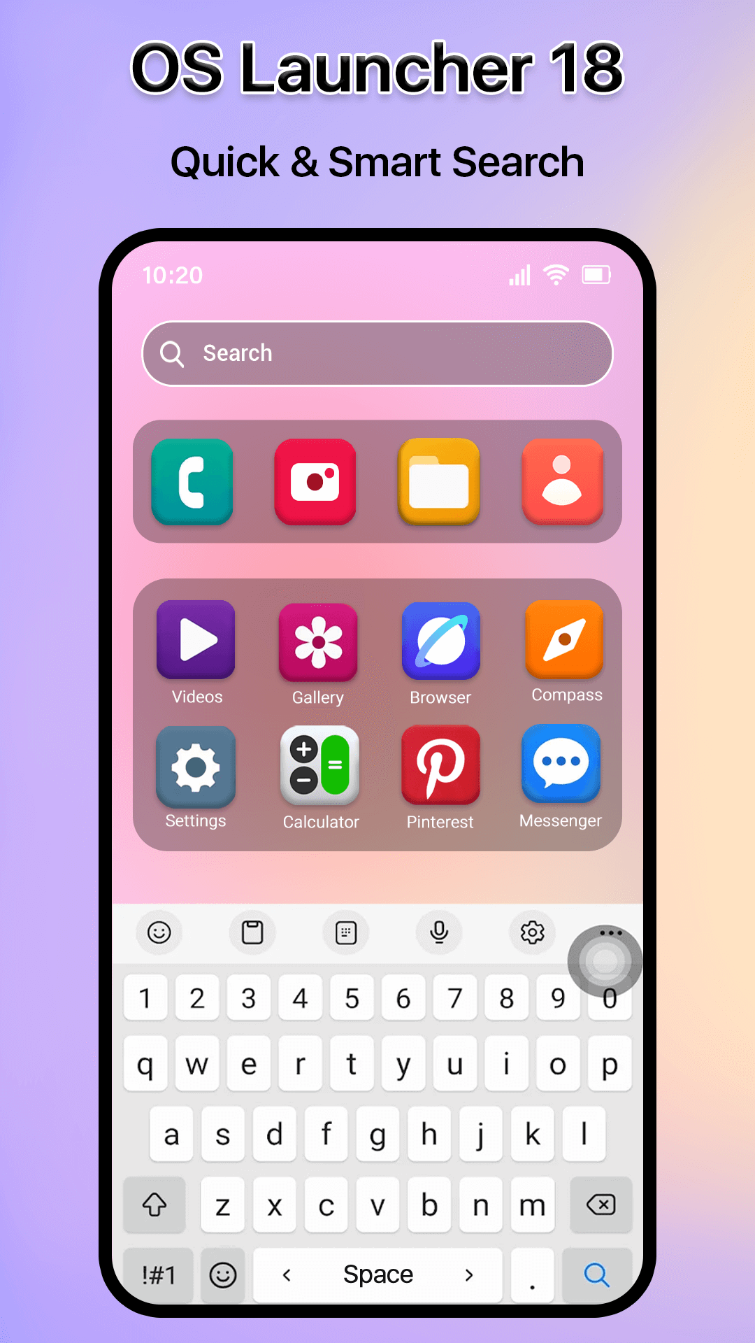 اسکرین شات 4 برنامه OS Launcher 18 - iLauncher OS
