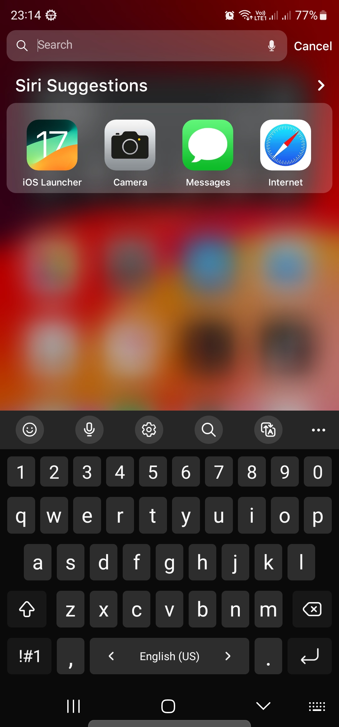 اسکرین شات 4 برنامه Launcher iOS 17