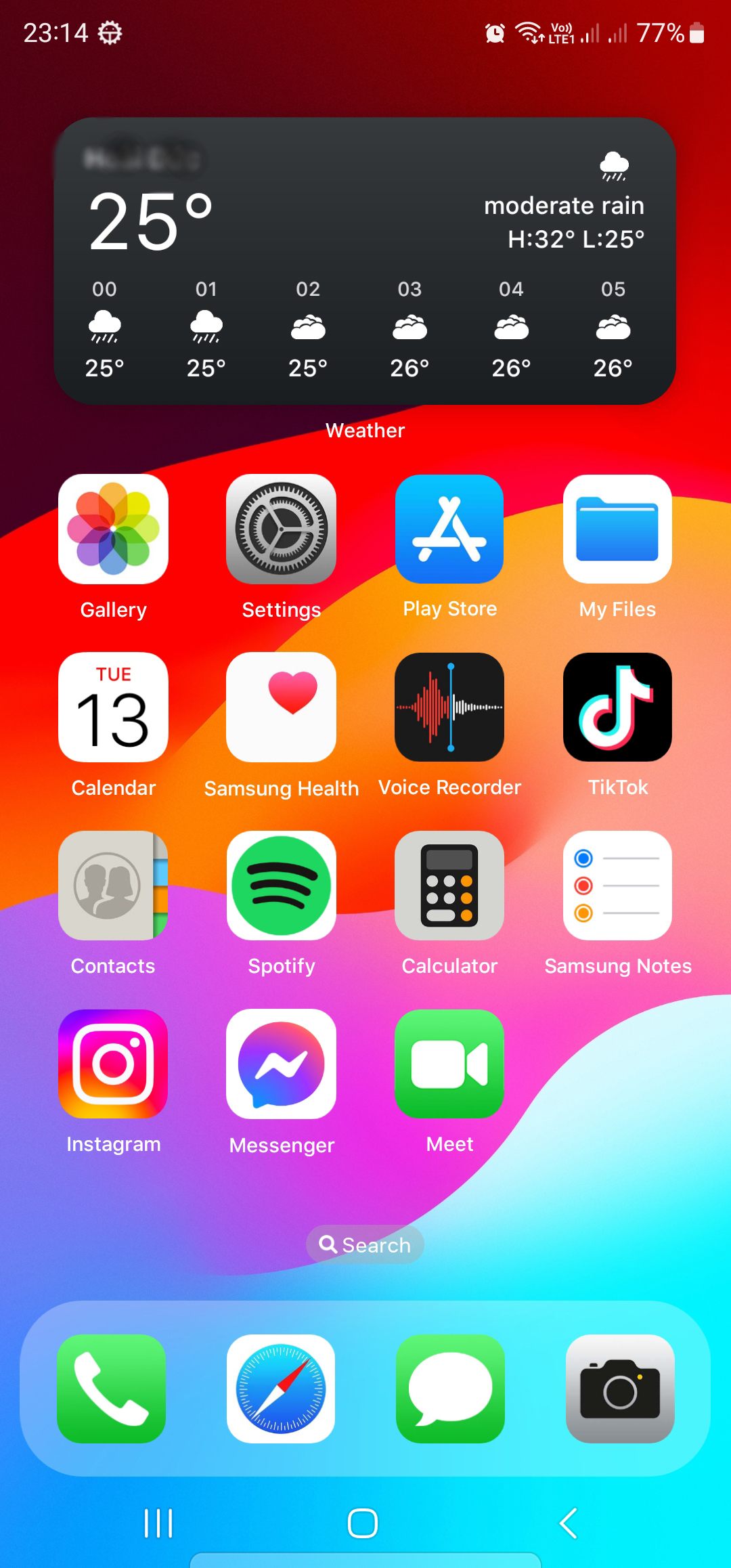 اسکرین شات 1 برنامه Launcher iOS 17