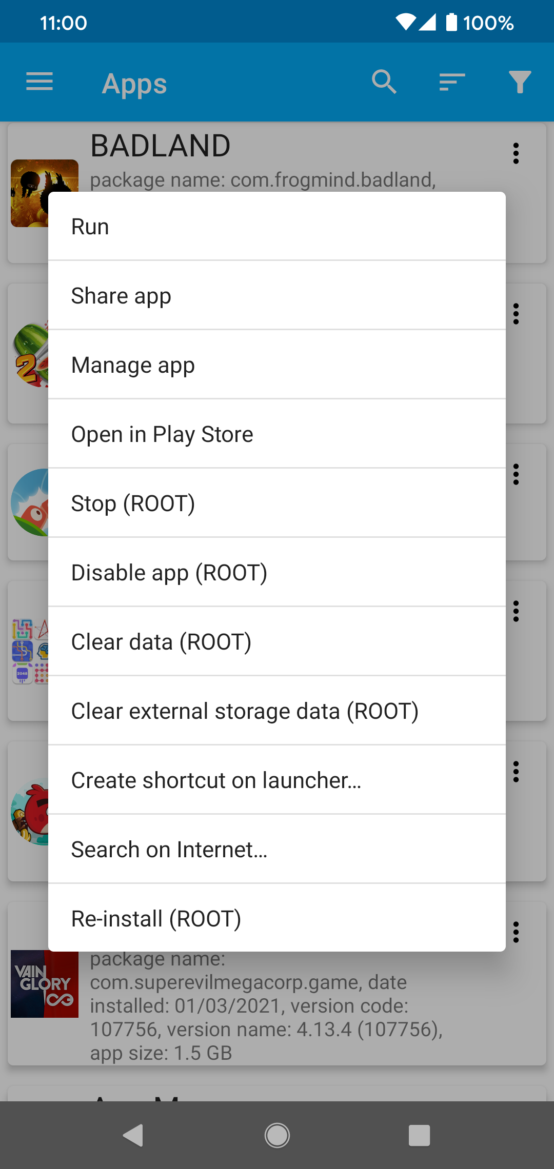 اسکرین شات 3 برنامه App Manager