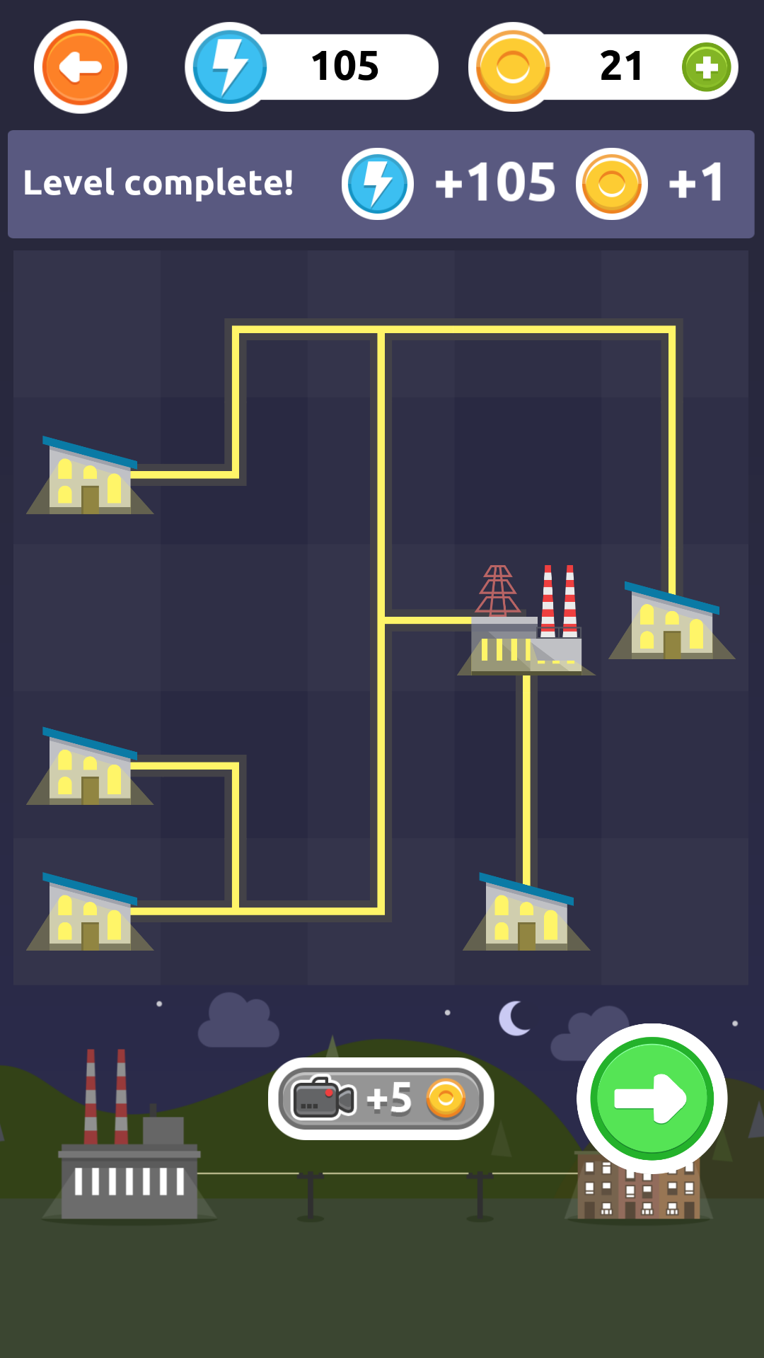 اسکرین شات 2 بازی Electric line - Logic Puzzles