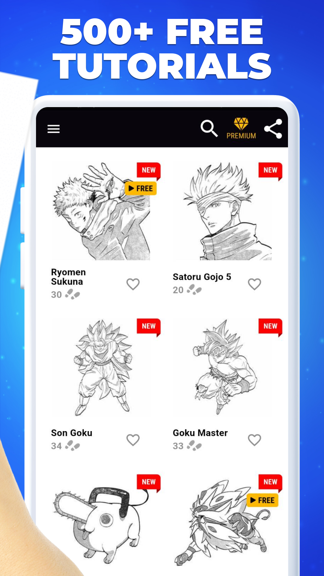 اسکرین شات 3 برنامه How to Draw Anime