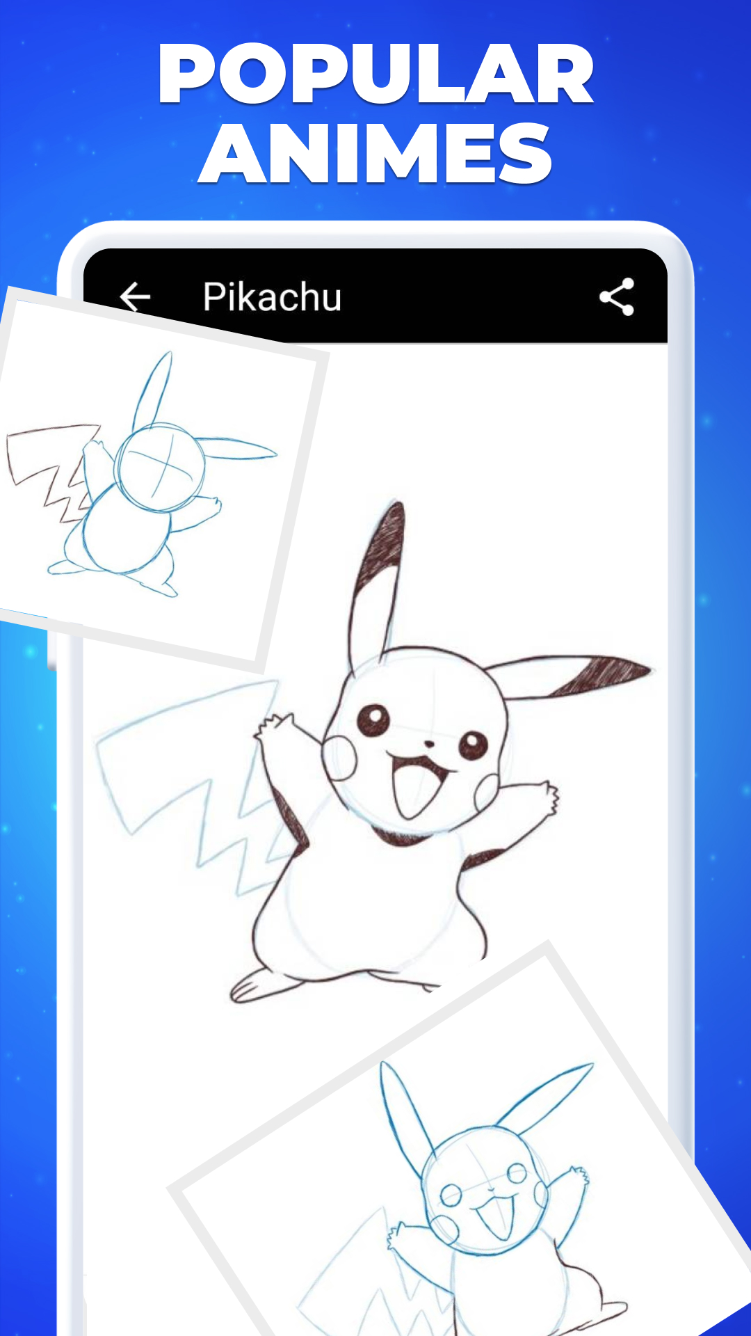 اسکرین شات 4 برنامه How to Draw Anime