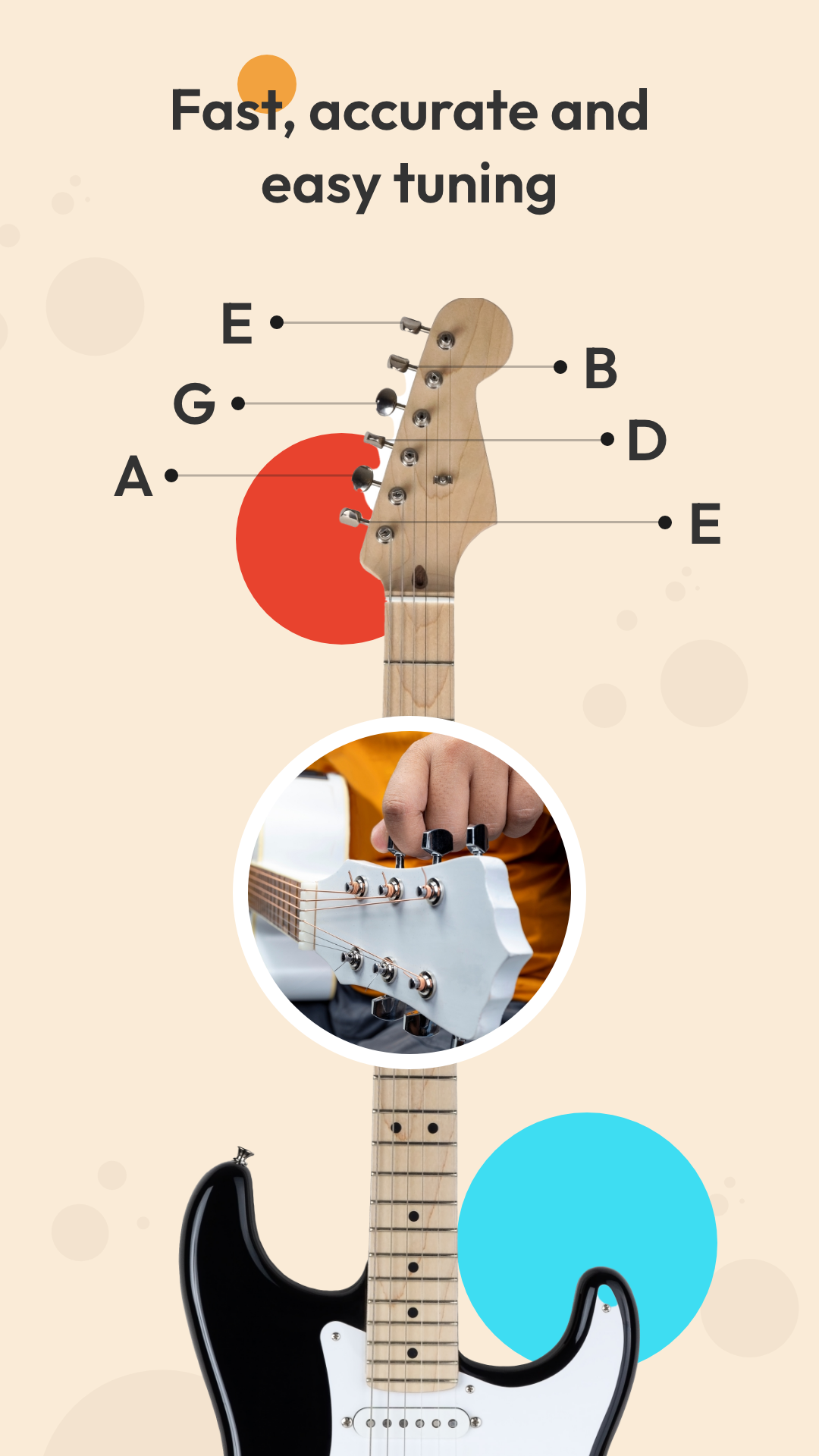 اسکرین شات 6 برنامه Learn Guitar: Tuner & Tabs
