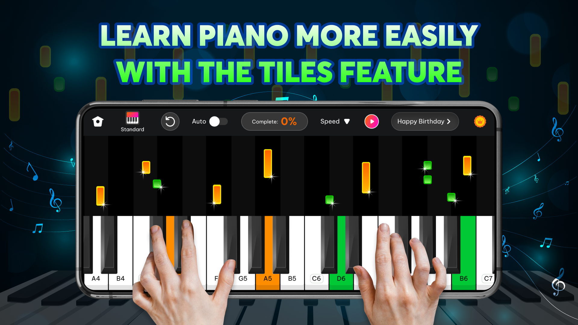 اسکرین شات 1 برنامه Musical Instrument-Learn Piano