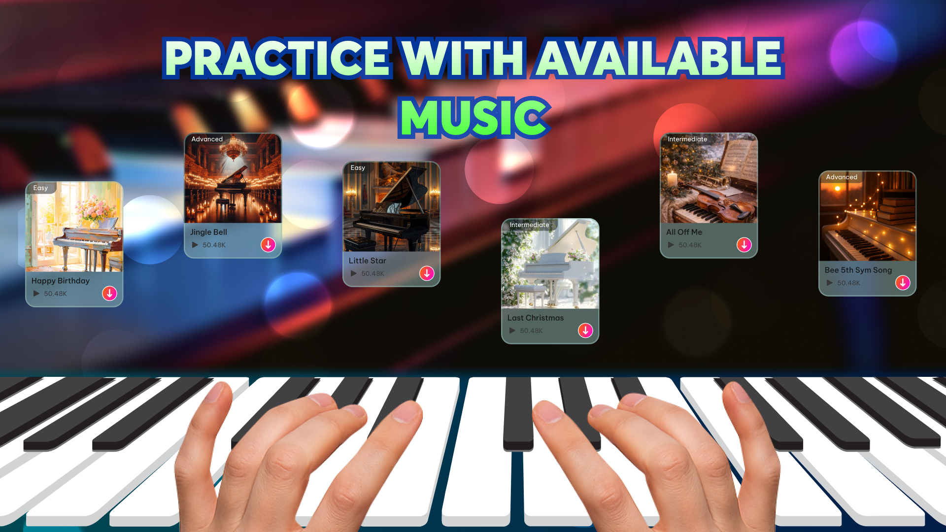 اسکرین شات 3 برنامه Musical Instrument-Learn Piano