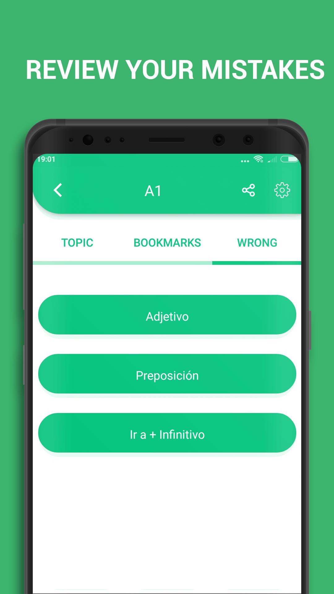 اسکرین شات 8 برنامه Learn Spanish Grammar A1 A2 B1