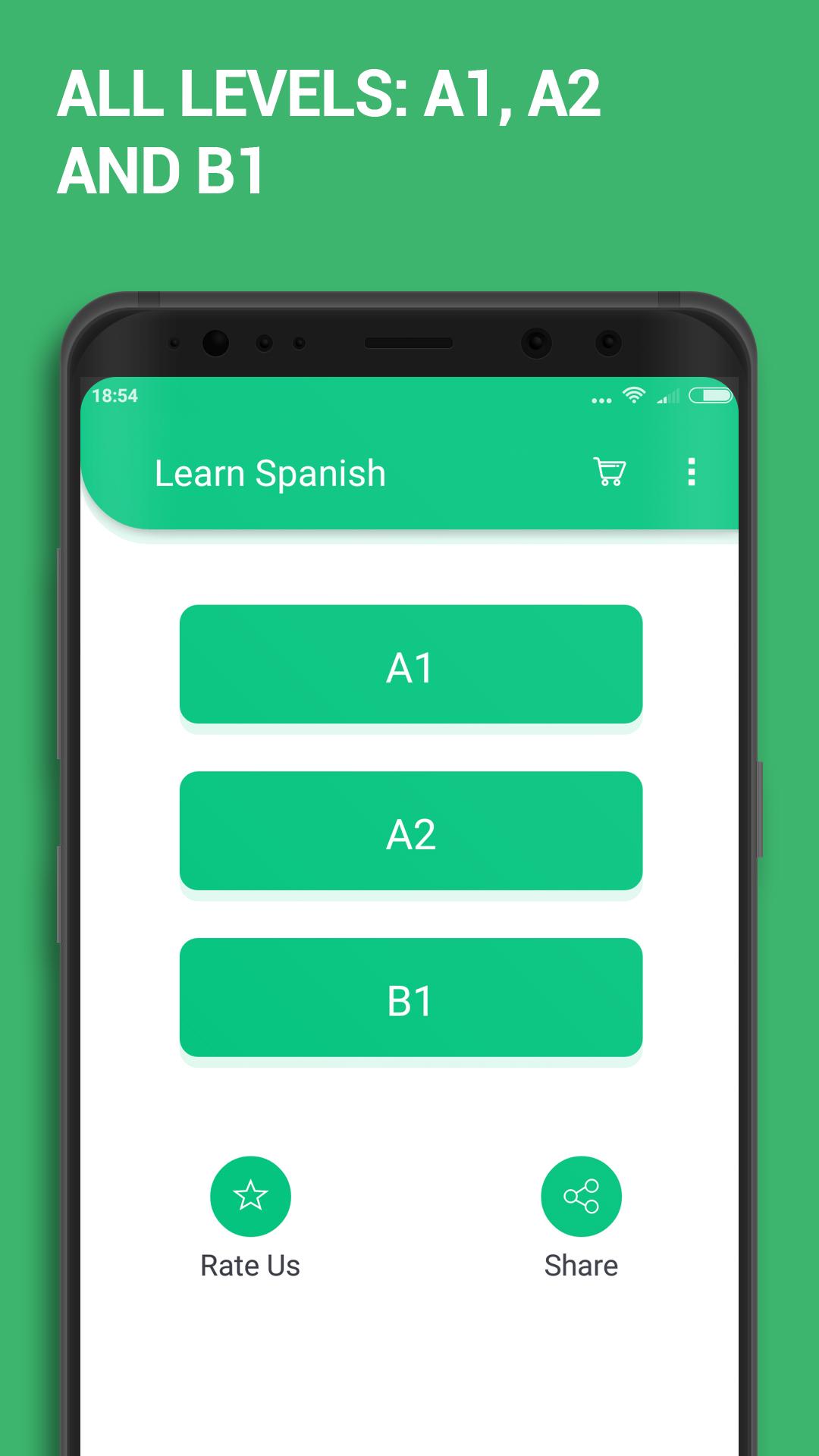 اسکرین شات 2 برنامه Learn Spanish Grammar A1 A2 B1