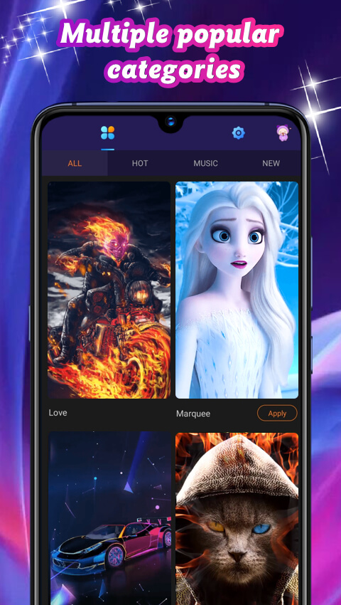 اسکرین شات 2 برنامه Call Flash - Color Phone Flash