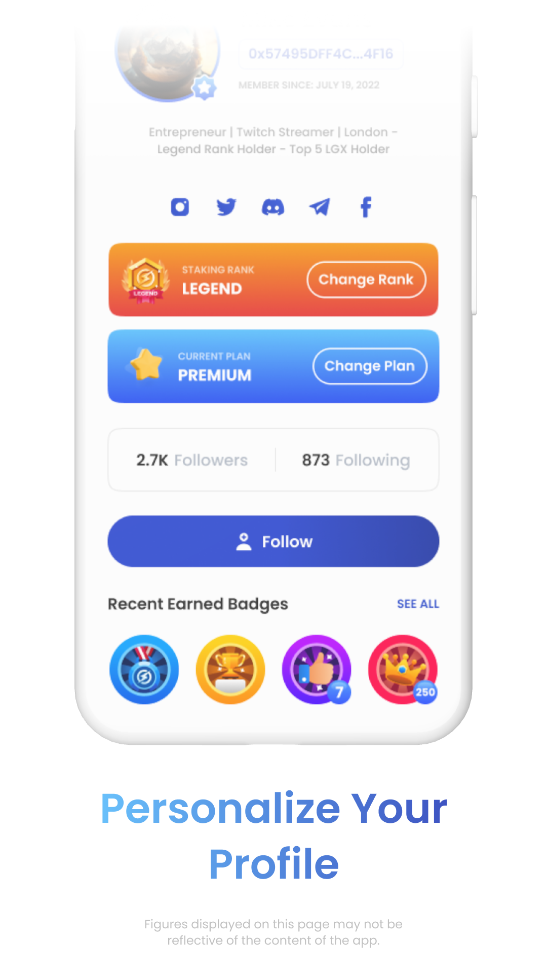 اسکرین شات 7 برنامه Legion Network Crypto SuperApp