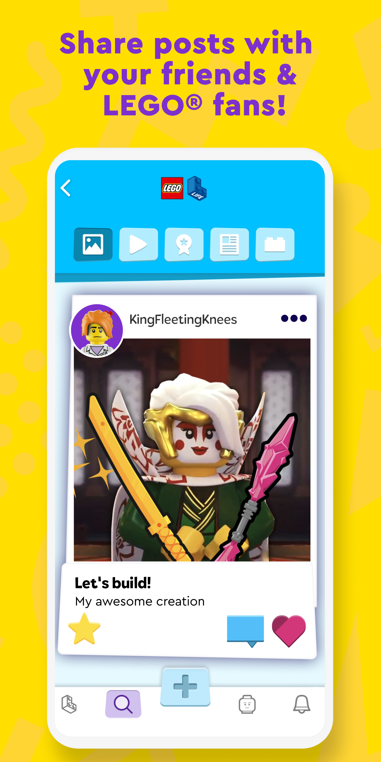 اسکرین شات 3 برنامه LEGO® Life: kid-safe community