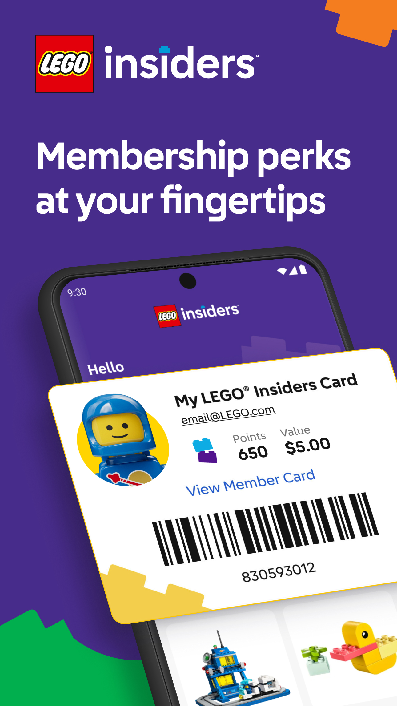 اسکرین شات 1 برنامه LEGO® Insiders: Shop & Rewards