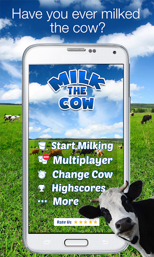 اسکرین شات 1 برنامه Milk The Cow